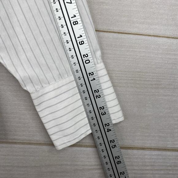 Vintage Wrangler Pearl Snap Short Sleeve Button Up White Embroidered Metallic - Picture 10 of 13